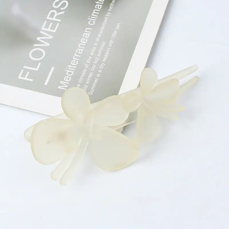New Large Frosted Butterfly Clip for Women - Image 14