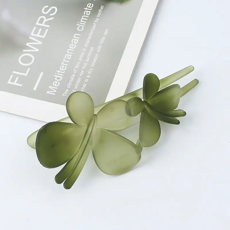 New Large Frosted Butterfly Clip for Women - Image 17