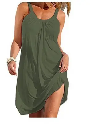 White Casual Beach Dress for Women 2022 - Image 8