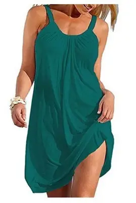 White Casual Beach Dress for Women 2022 - Image 9