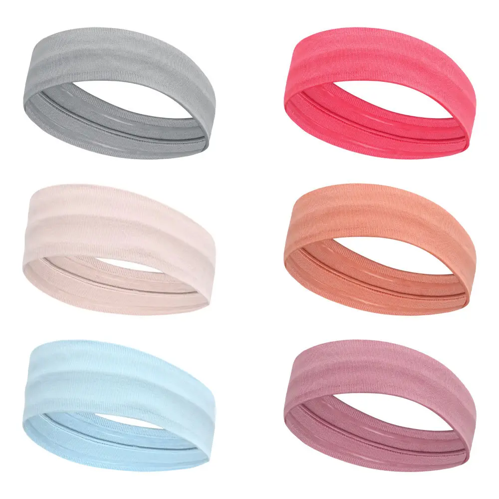 Red Silicone Anti-Slip Hair Band for Running Fitness - Image 13