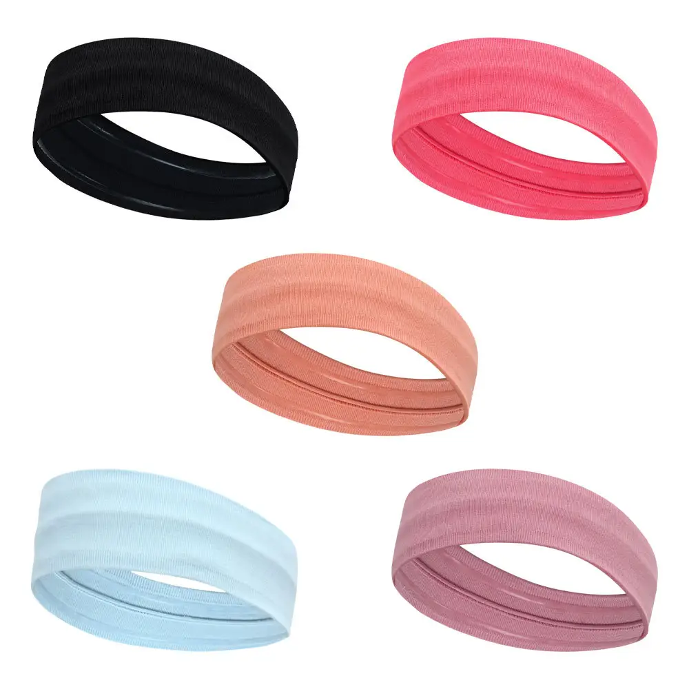 Red Silicone Anti-Slip Hair Band for Running Fitness - Image 14