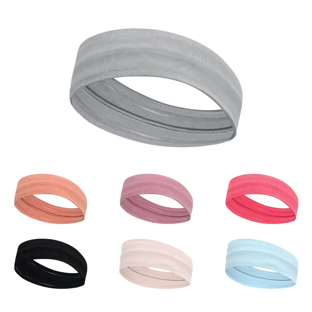 Red Silicone Anti-Slip Hair Band for Running Fitness - Image 16