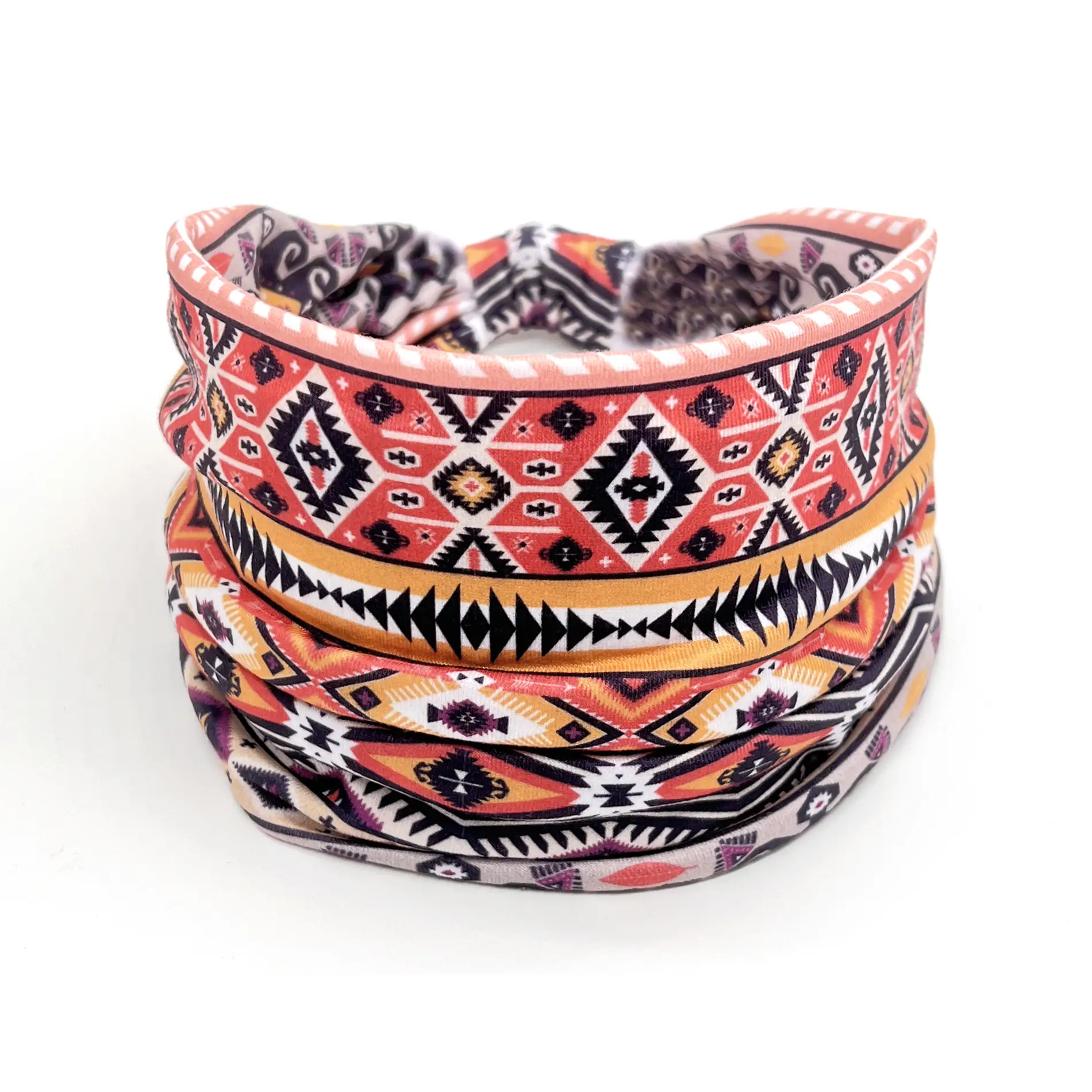 New Bohemian Ethnic Print Yoga Hair Band - Image 22