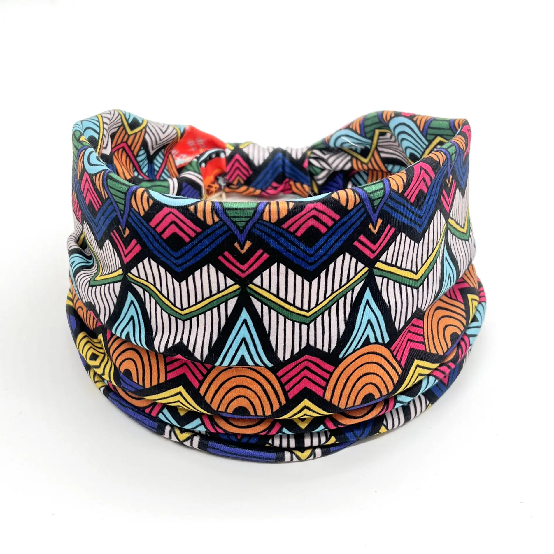 New Bohemian Ethnic Print Yoga Hair Band - Image 25