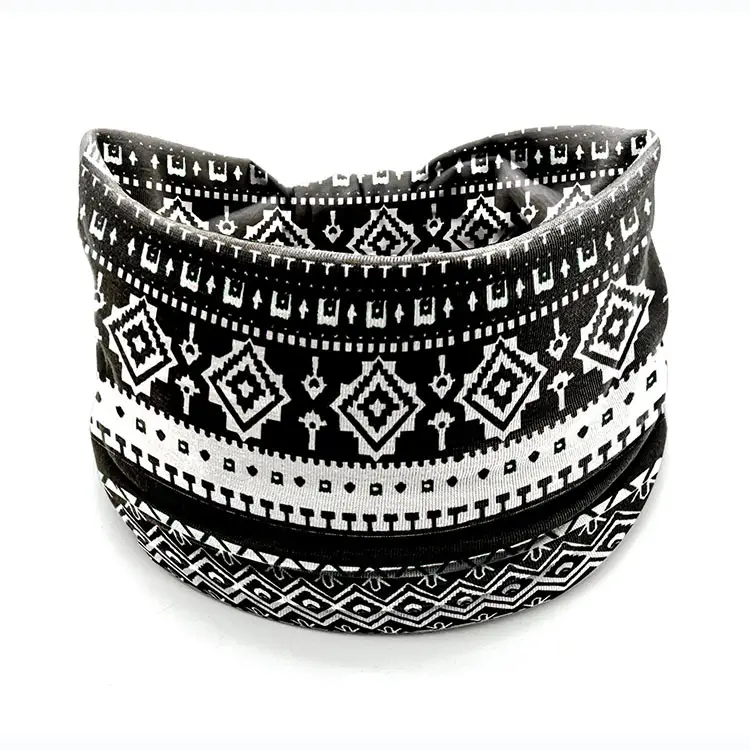 New Bohemian Ethnic Print Yoga Hair Band - Image 7