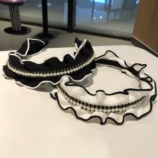 Black Ice Silk Triangle Hairpin Hoop for Women — feature 11