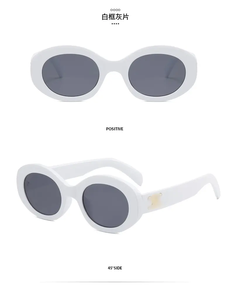 Women's Black Cat's Eye Sunglasses with Brown Tint — feature 15