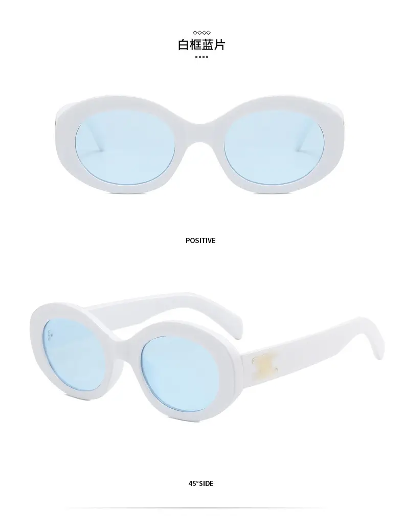 Women's Black Cat's Eye Sunglasses with Brown Tint — feature 17
