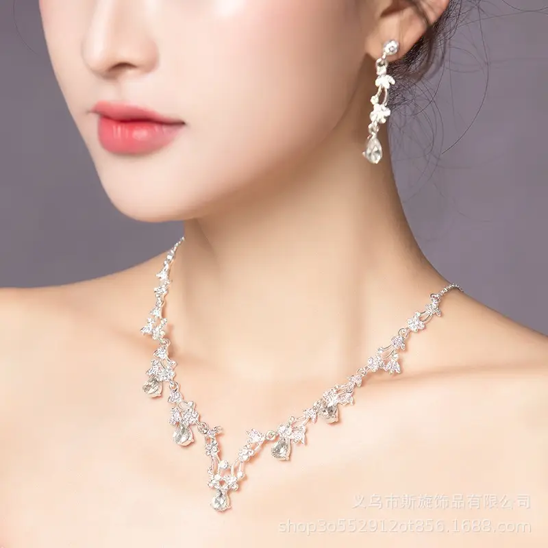 Korean Style Gold Silver Bridal Crown Headband - Image 5
