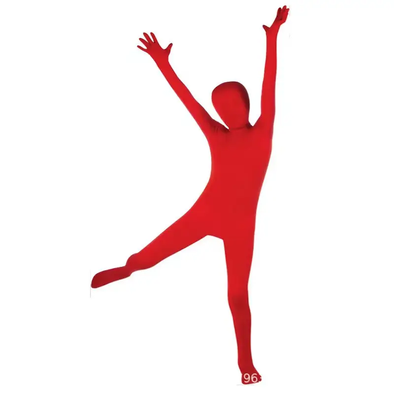 Adult Invisible Man Masquerade Run Dress Red - Image 3