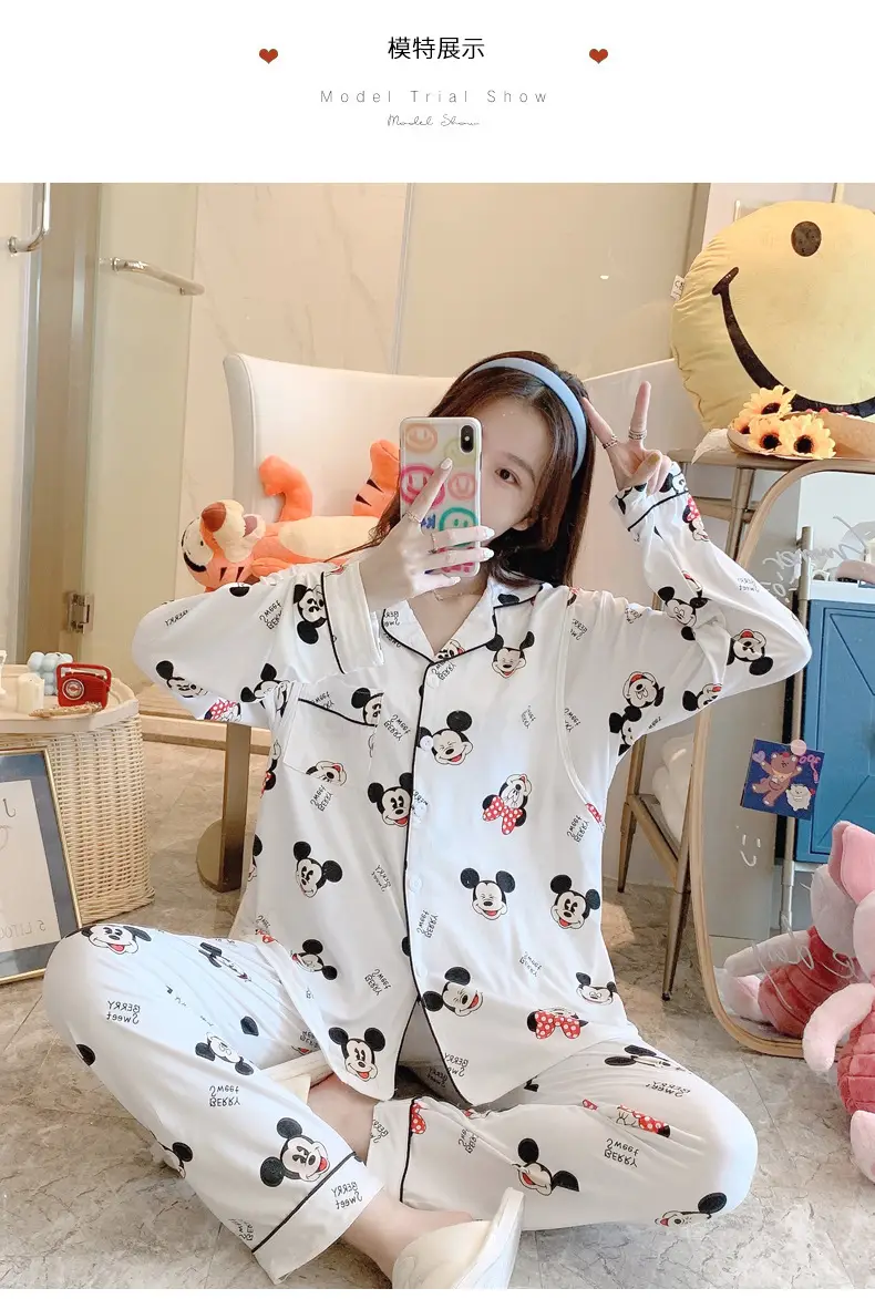 New Moon Pajama Set Black White Checkered Cotton Spring Summer — feature 8