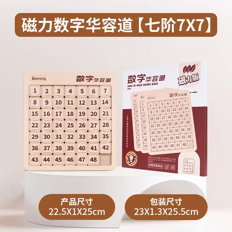 Magnetic 3x4x5x6x7x8 Children's Multiplication Table Toy