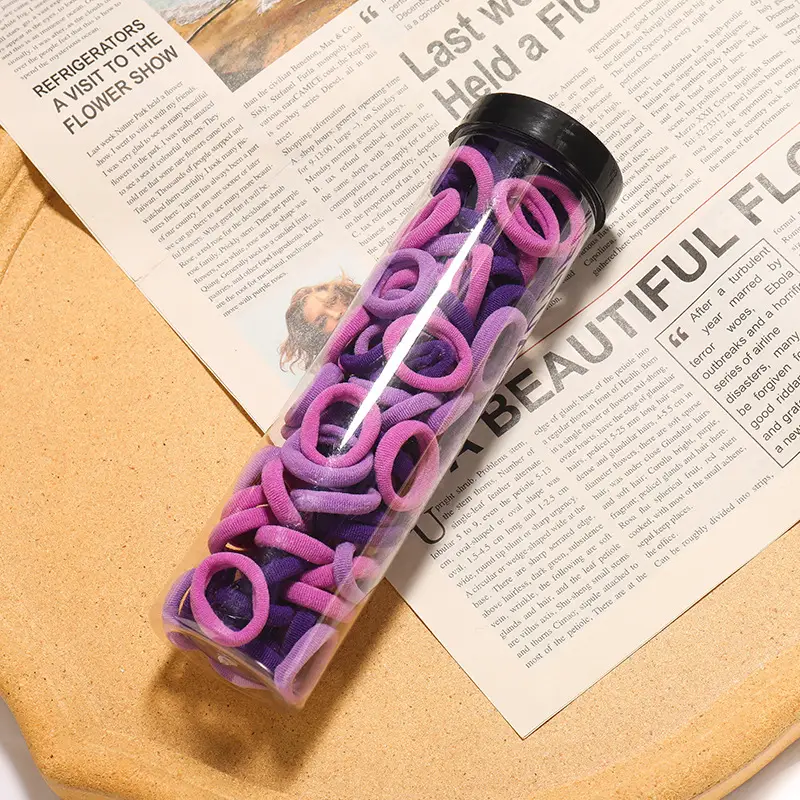 Girls Rubber Band Head Rope Candy Color Hair Rope
