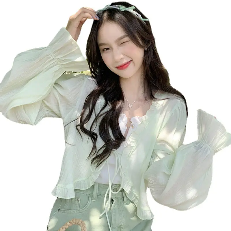 Women Sunscreen Cardigan Coat Summer Korean Style