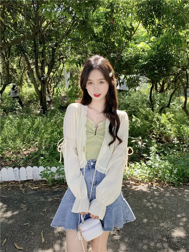 Women Sunscreen Cardigan Coat Summer Korean Style — feature 11