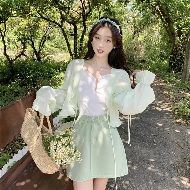 Women Sunscreen Cardigan Coat Summer Korean Style — feature 29