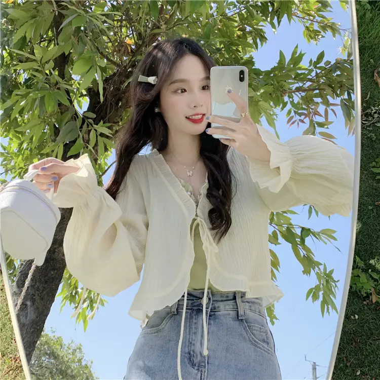 Women Sunscreen Cardigan Coat Summer Korean Style — feature 37