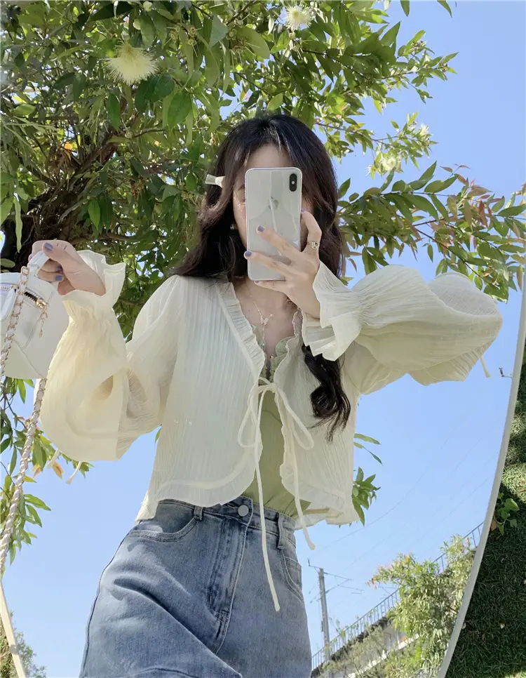 Women Sunscreen Cardigan Coat Summer Korean Style — feature 5