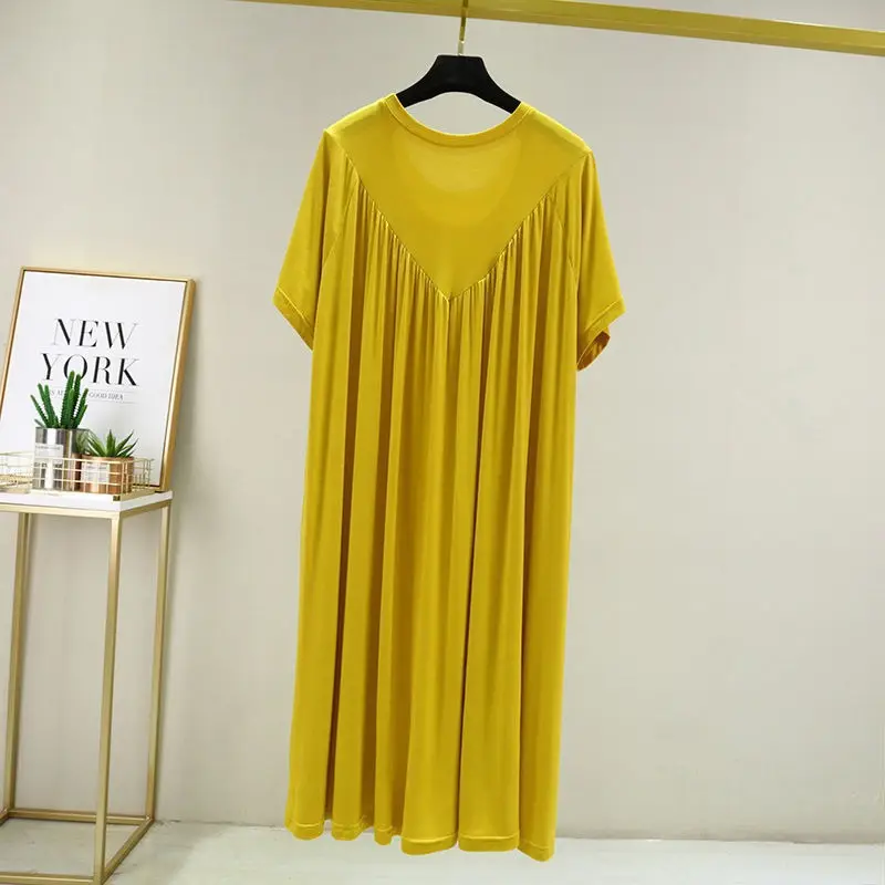 2025 Summer Korean Style Loose Nightgown Dress for Women - Image 12