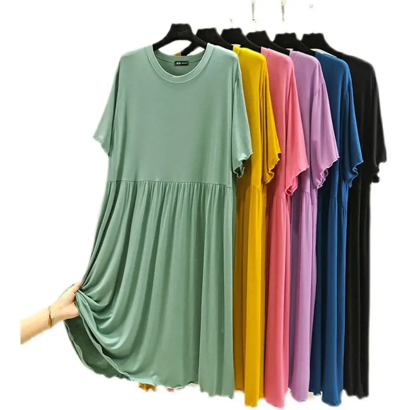 2025 Summer Korean Style Loose Nightgown Dress for Women - Image 14