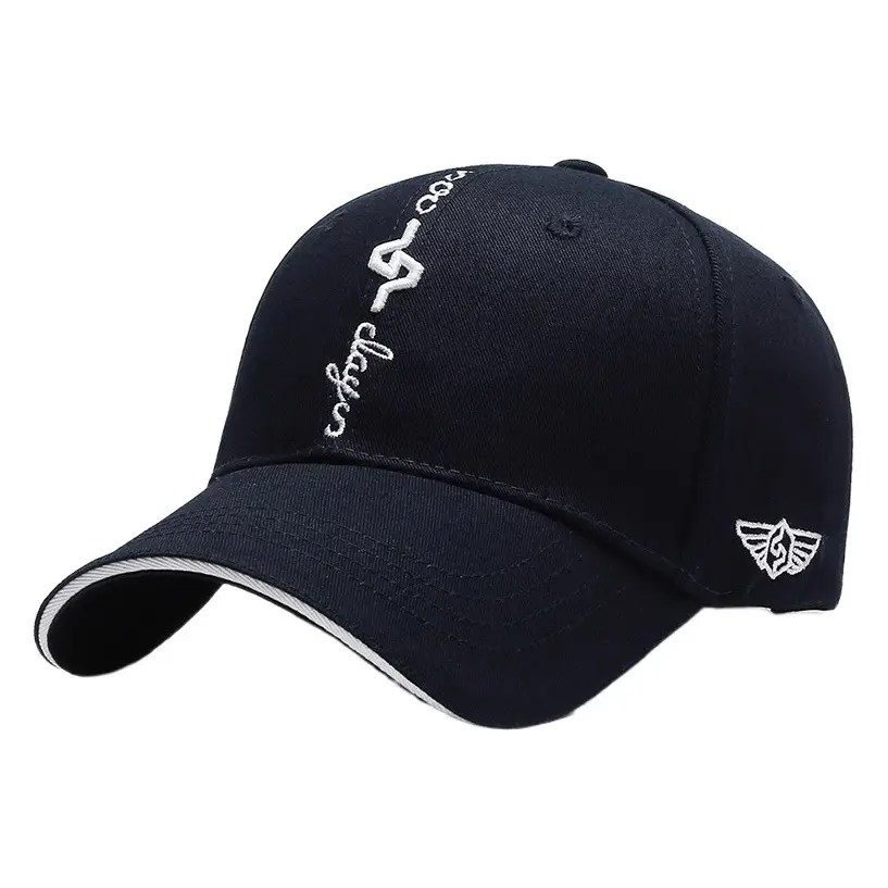 Black Seiko Embroidered Baseball Cap for Men Women