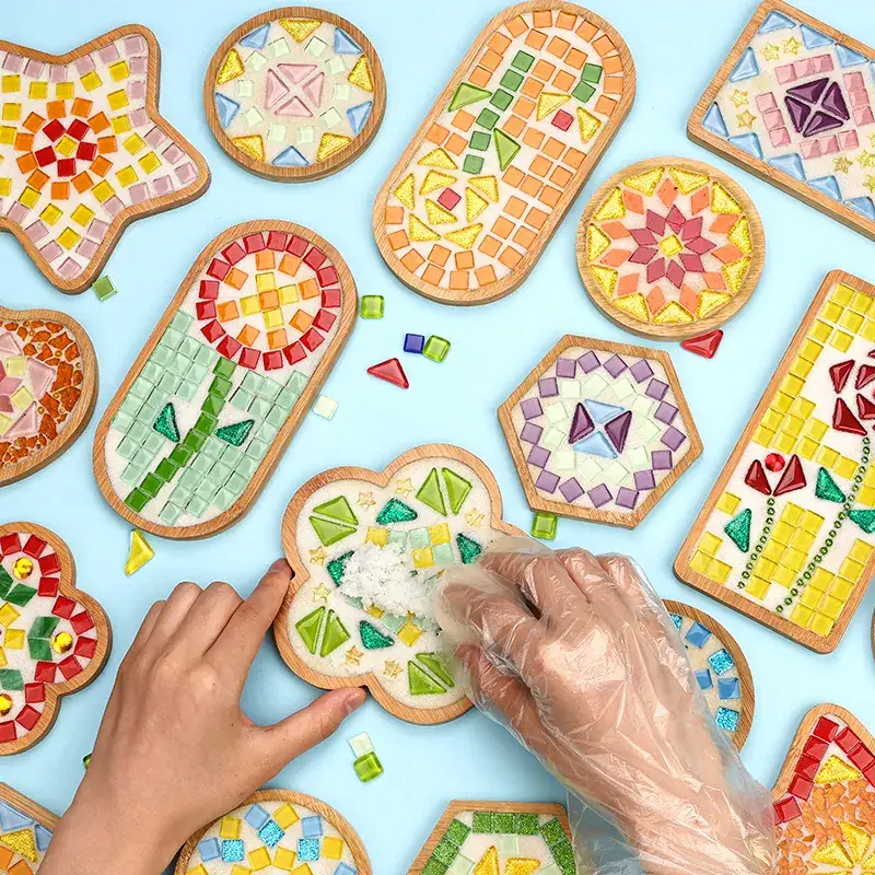 Mosaic Coaster for Kids Thanksgiving Gift DIY Activity - Image 24