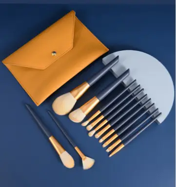 Jupiter Grape 12 Makeup Brush Set Full Set Cangzhou Powder Brush Eye Shadow Brush - Image 3