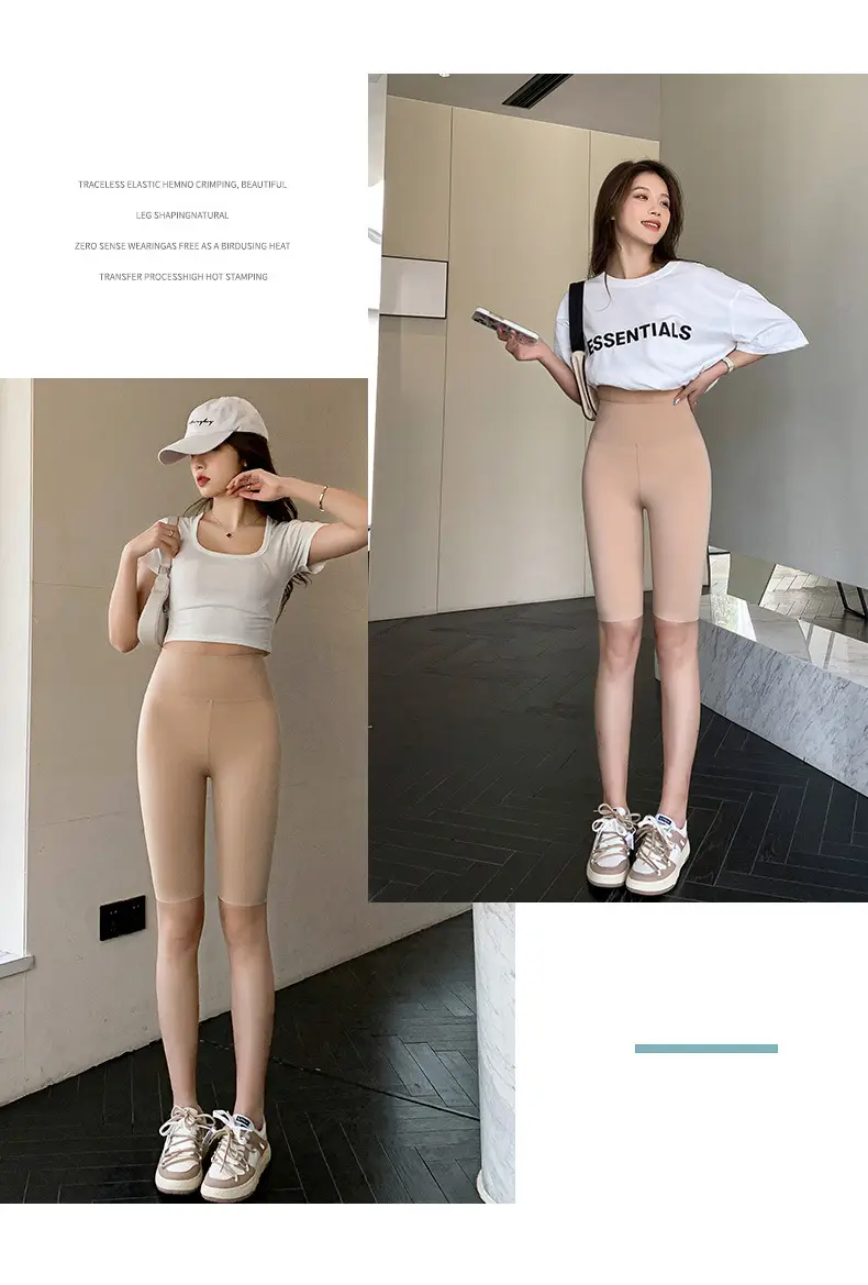 Women High-Waisted Leggings 5-Piece Green — feature 18
