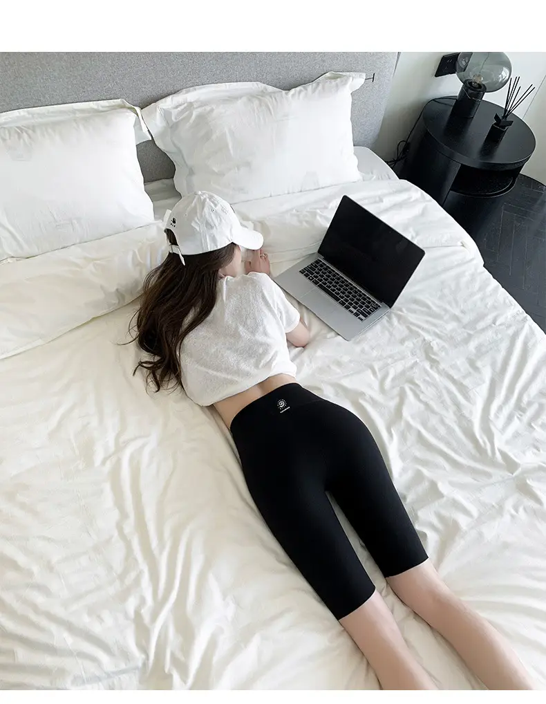 Women High-Waisted Leggings 5-Piece Green — feature 22