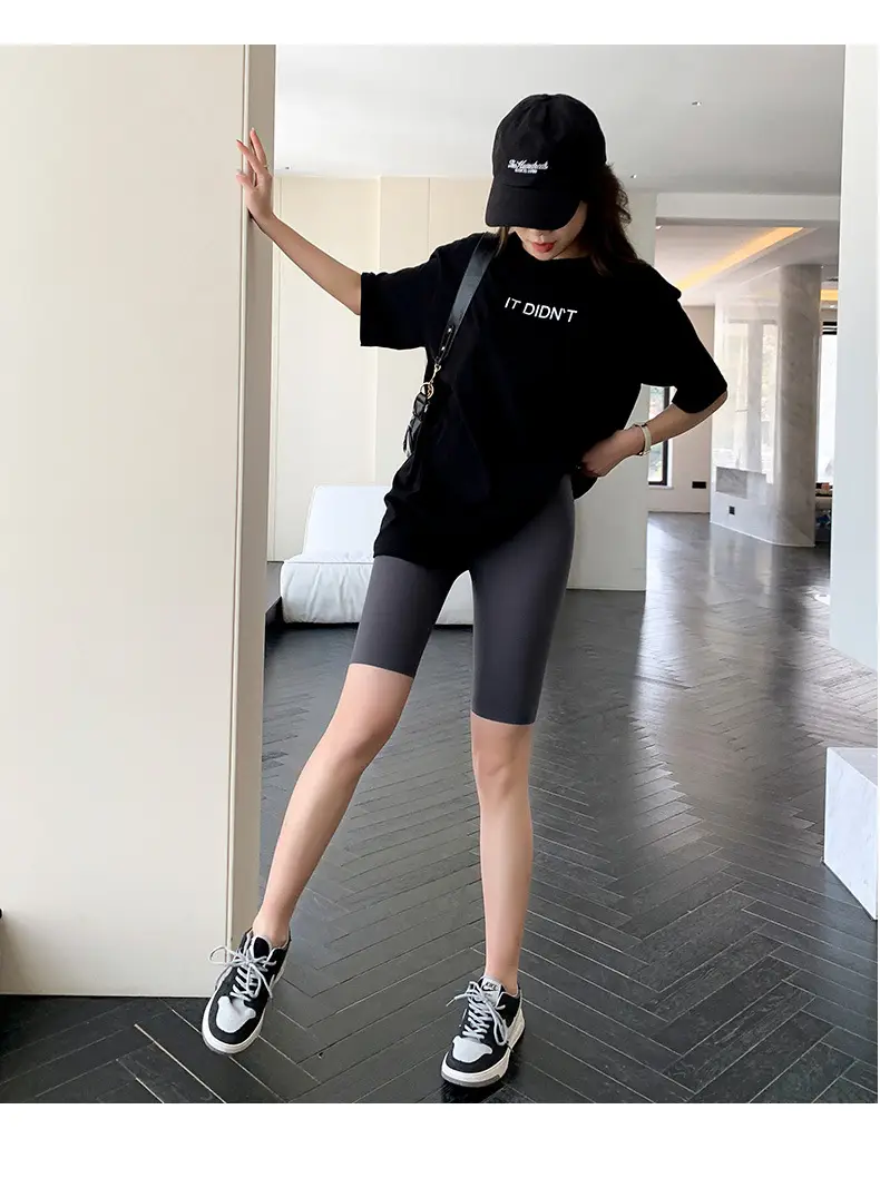 Women High-Waisted Leggings 5-Piece Green — feature 24