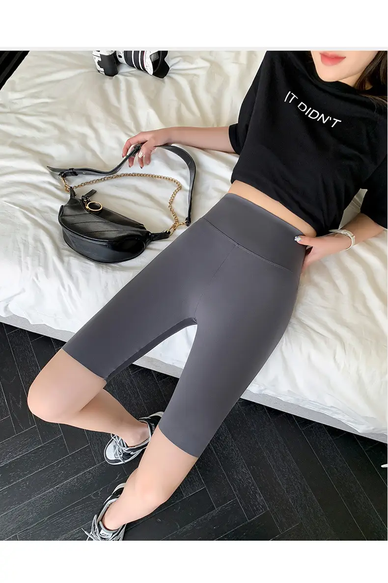Women High-Waisted Leggings 5-Piece Green — feature 26