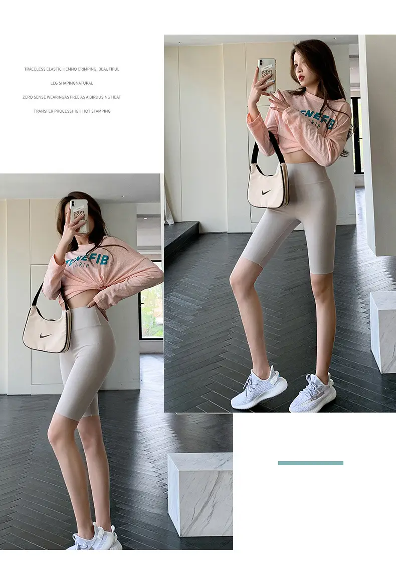 Women High-Waisted Leggings 5-Piece Green — feature 37