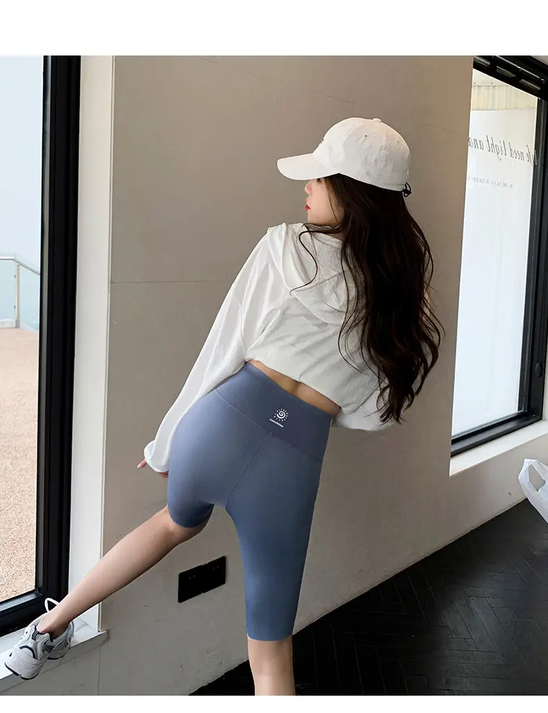 Women High-Waisted Leggings 5-Piece Green — feature 41