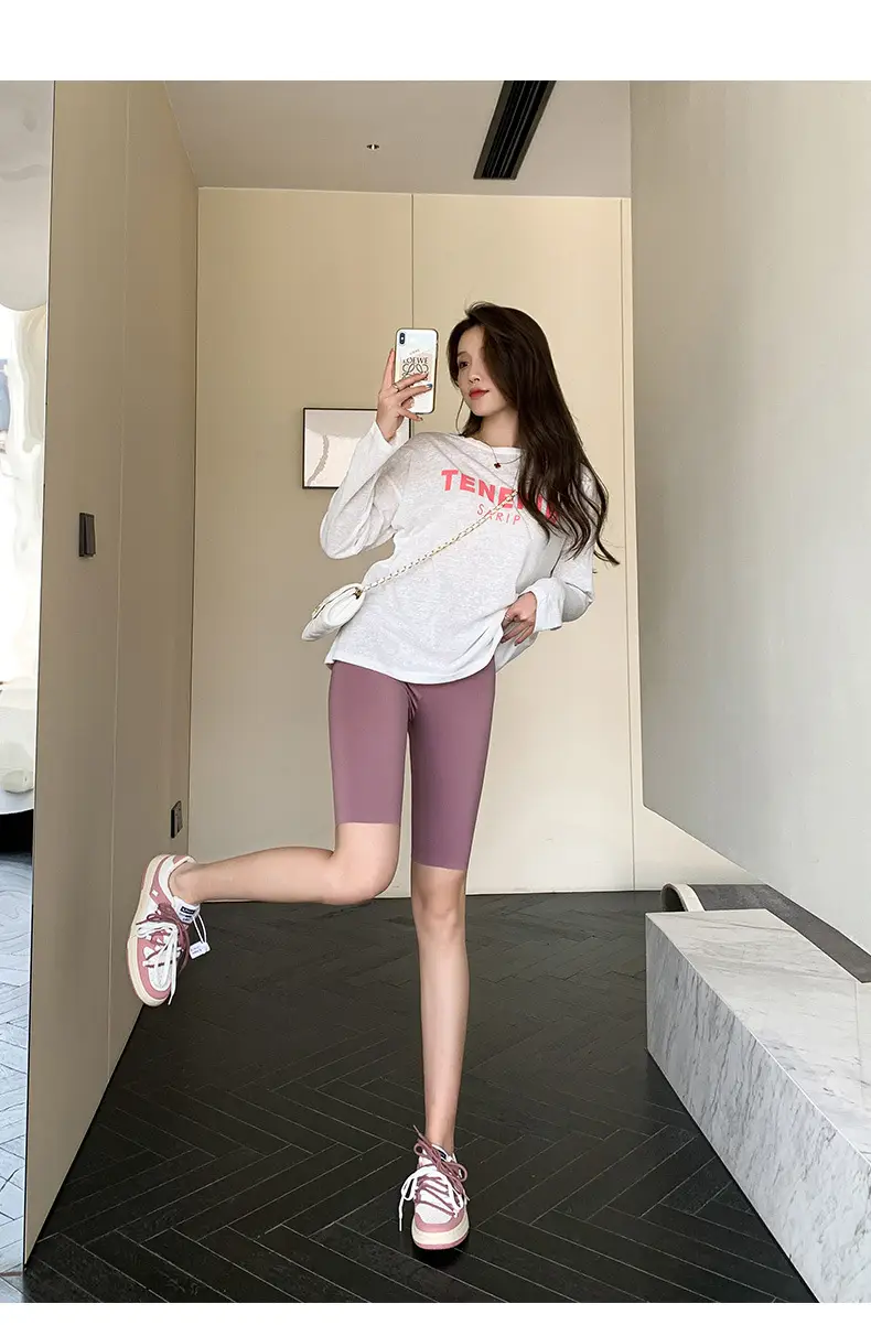Women High-Waisted Leggings 5-Piece Green — feature 42
