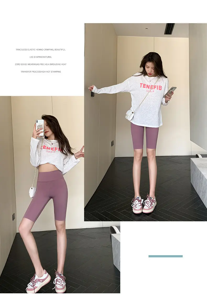 Women High-Waisted Leggings 5-Piece Green — feature 44