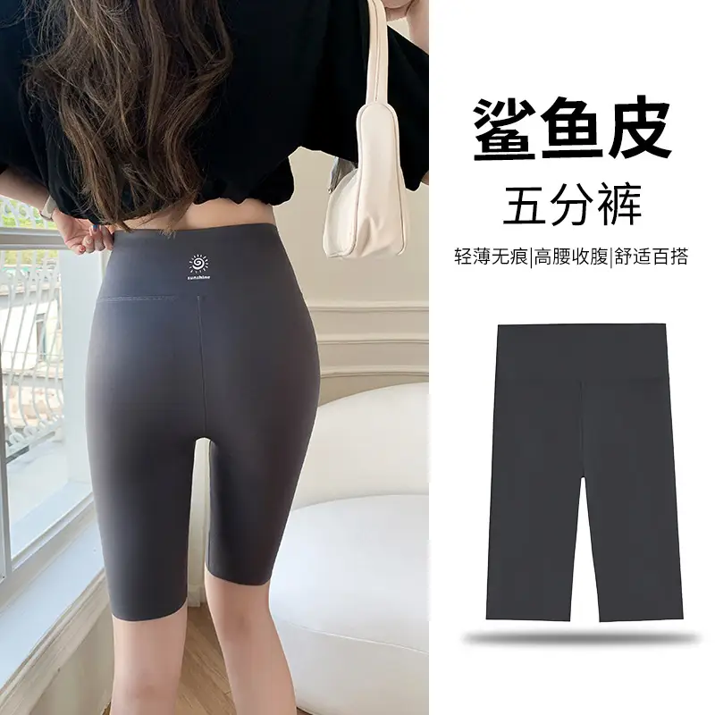Women High-Waisted Leggings 5-Piece Green - Image 2