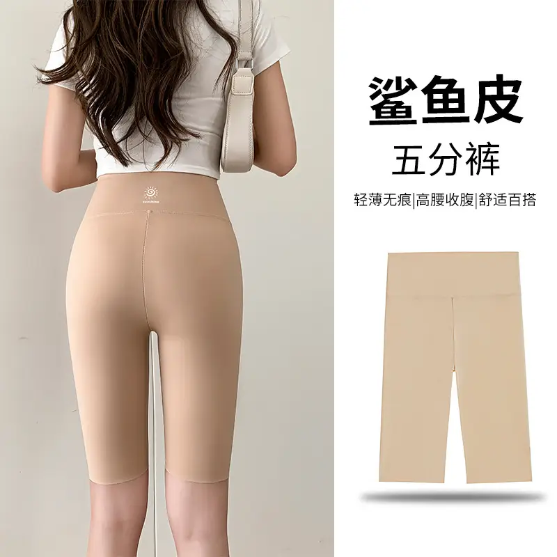 Women High-Waisted Leggings 5-Piece Green - Image 3