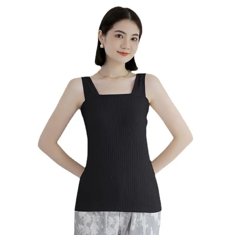 Women Japanese Pullover Wide Shoulder Sling Slim Fit Cotton Summer Top - Image 11