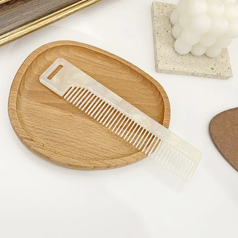 Retro Acetate Hair Comb for Women Long Hair Commuting Makeup - Image 4