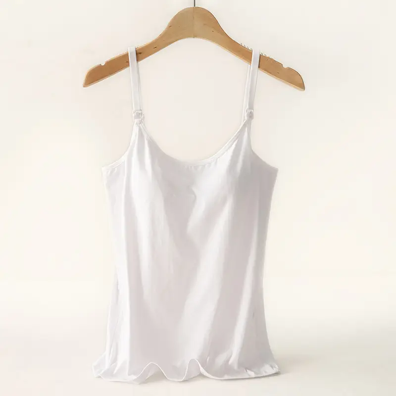 Black Cotton Camisole for Pregnant Women Summer - Image 2