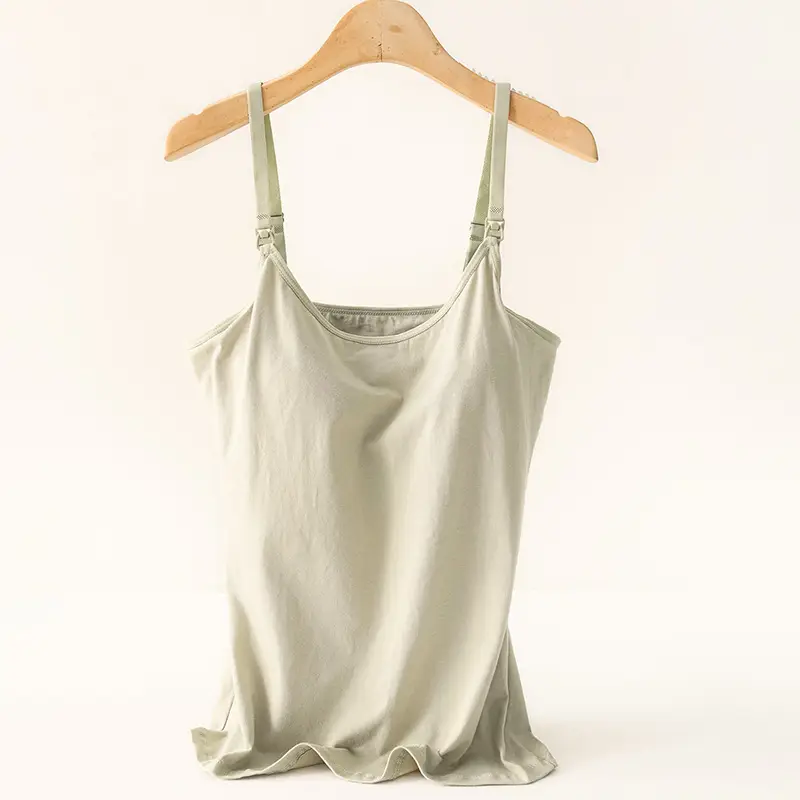 Black Cotton Camisole for Pregnant Women Summer - Image 5