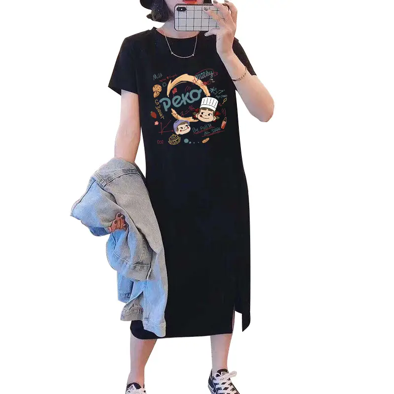Maternity Lactation Dress Cartoon Print Summer Outfit - Image 11