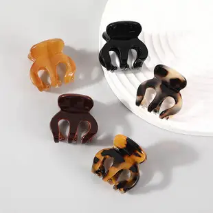 Retro Hollow Hair Clips Large Square Acetate Decor — feature 6