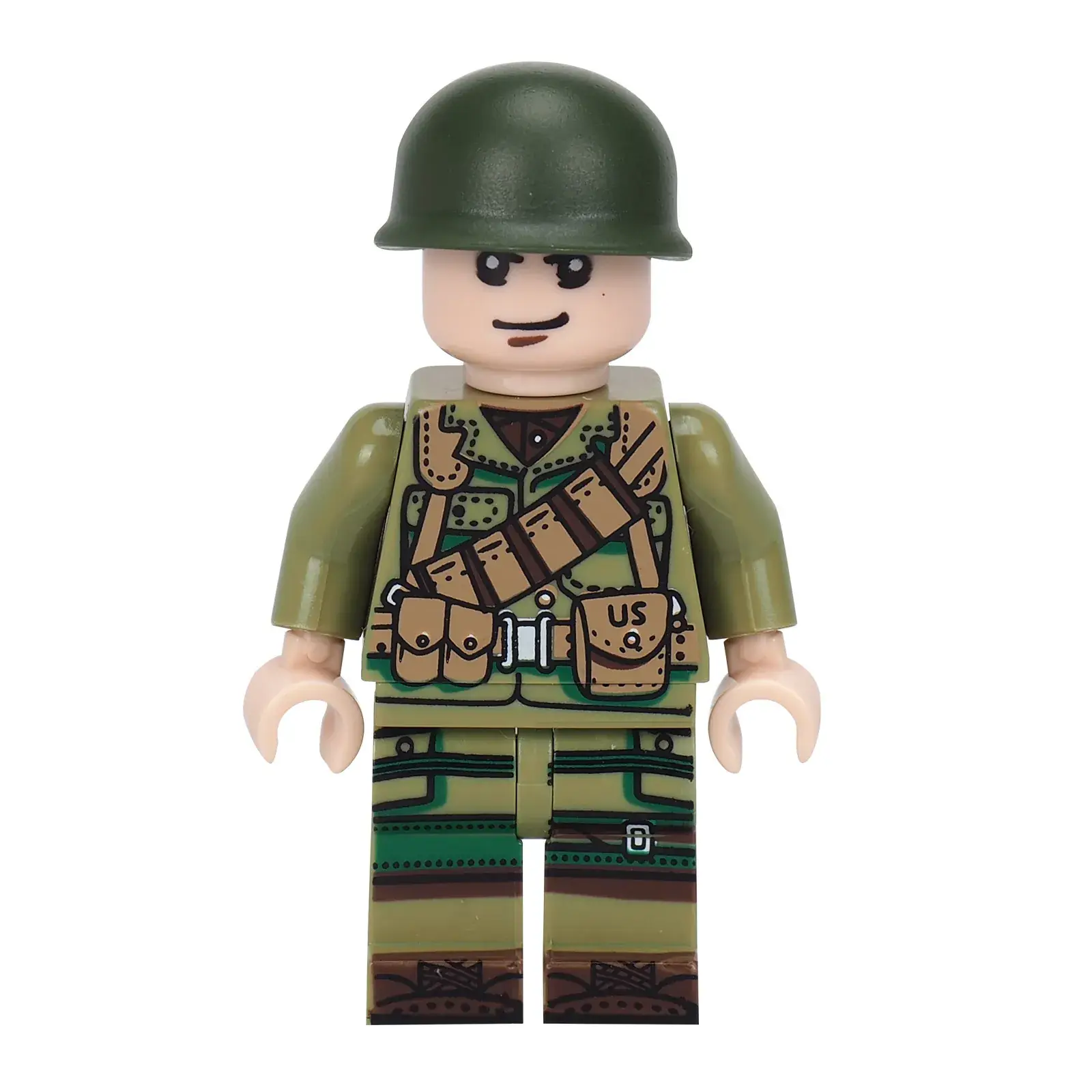 Lego World War II Eighth Route Army Military Minifig - Image 5