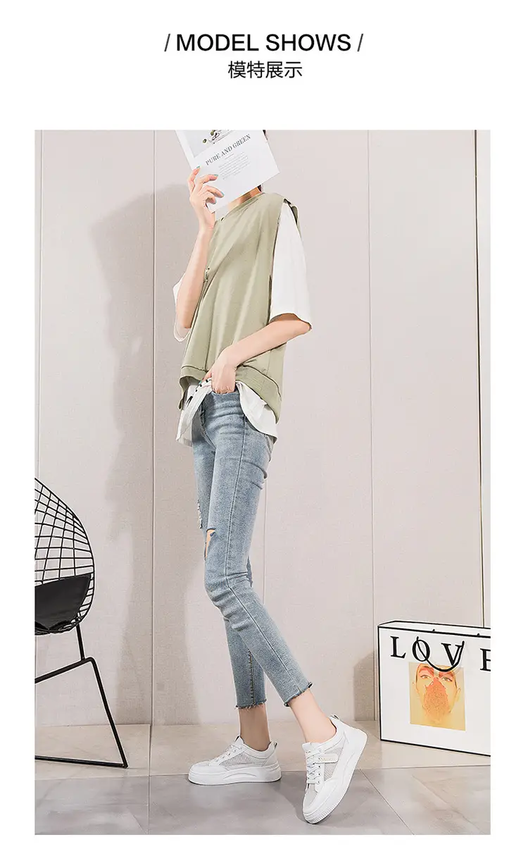 2026 Summer New Versatile Mesh Breathable White Sneakers for Women, Thick-Soled Casual Sports Lace-Up Mesh Shoes — feature 10