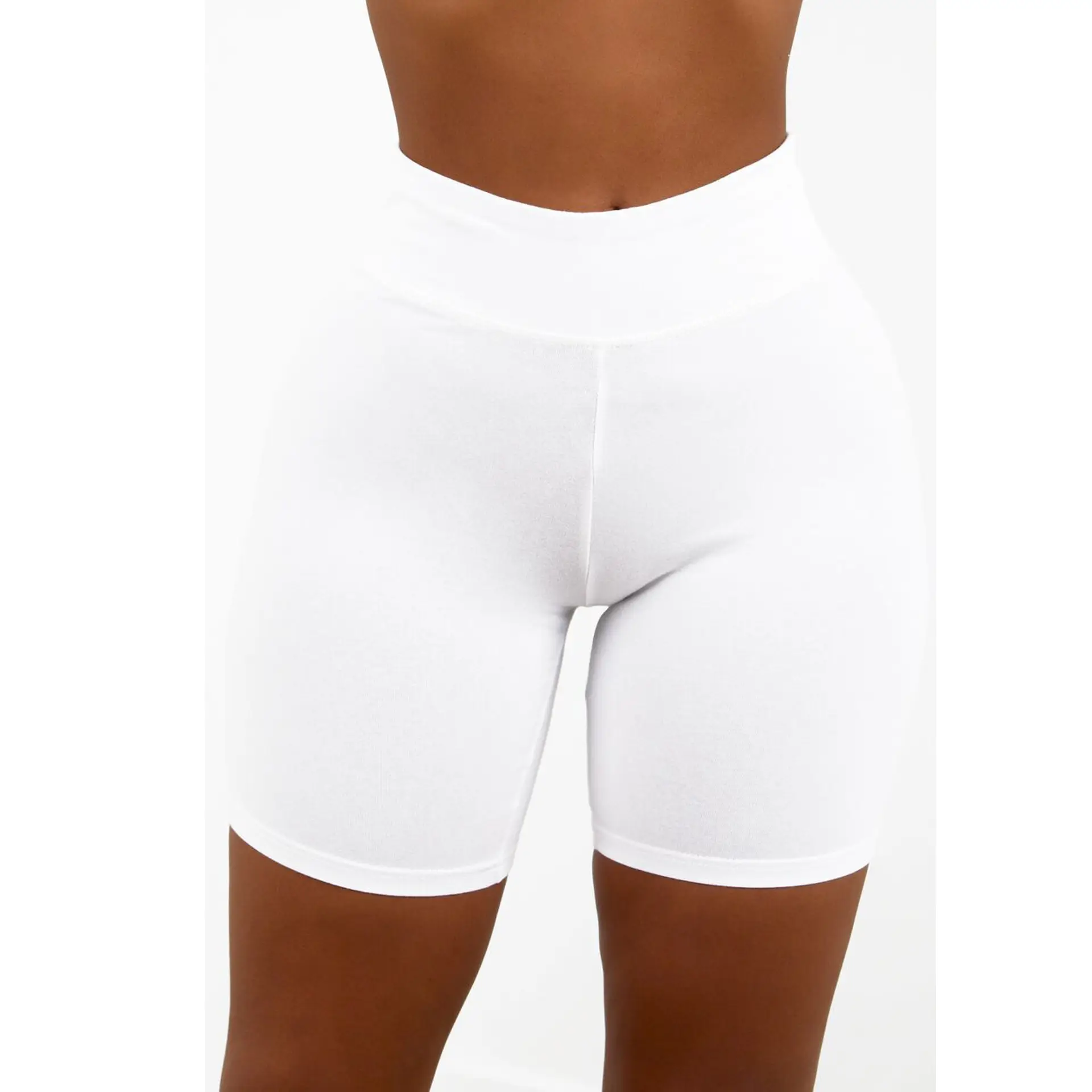 Blue Tight Sports Shorts for Women - Image 2