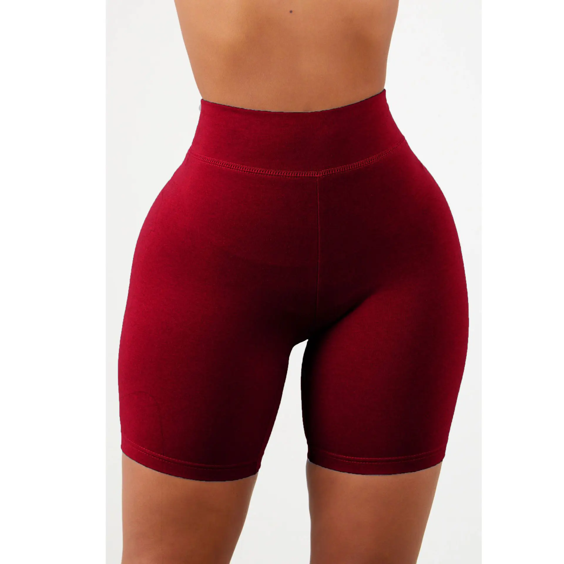 Blue Tight Sports Shorts for Women - Image 4