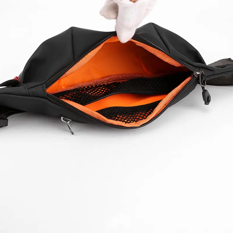 Men's Mini Blue Nylon Shoulder Messenger Bag - Image 8