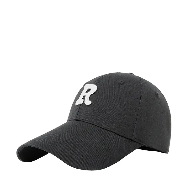Red Baseball Cap with R Logo for Men Women - Image 21